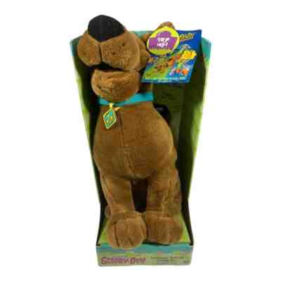 2000 Cartoon Network Talking Scooby Doo Plush 14" Hanna-Barbera^