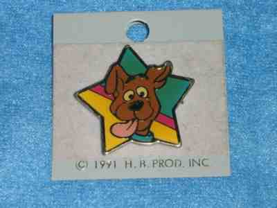 RaRe A Pup Named Scooby Doo Enamel Lapel Pin 1992 Hanna Barbera Cartoon Dog