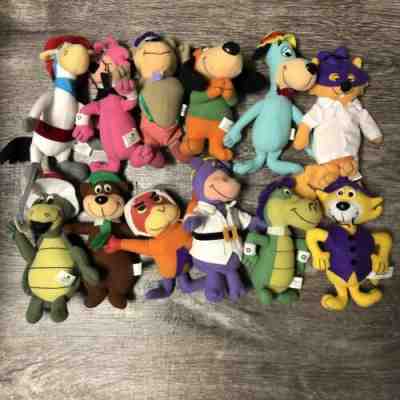 Hanna Barbera Plush Toy Full Set of 12 (Dairy Queen, 2000) Vintage Cartoon Toys