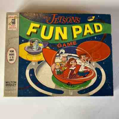 Vtg Jetsons Fun Pad Game 1963 Space Age Family Milton Bradley 4331 Hanna Barbera