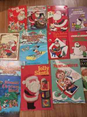 Lot of Vintage Coloring Books Raggedy Ann Hanna Barbera Huckleberry Hound Giant
