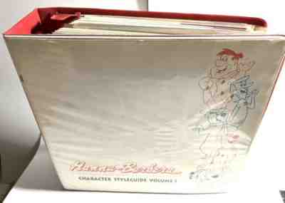 Hanna-Barbera Style Guide, Flintstones, Jetsons w/ 27 Reference CELS circa 1991