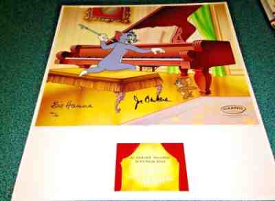 Tom And Jerry Cel Hanna Barbera Award Winning Johann Mouse Rare Number 1 HC Cell