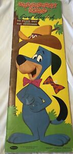 Vtg 1960 YOGI BEAR HUCKLEBERRY HOUND GIANT PunchOut PLAYBOOK Hanna Barbera 33x11