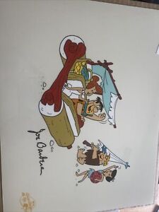 Limited Edition Hanna Barbera Flint stones Signed Joe Barbera