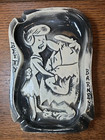 Vintage The Flintstones 1961 Betty & Barney Arrow Ceramic Ashtray Hanna Barbera
