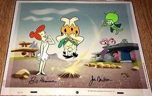 Flintstones Cel Gazoo Flips Fred Rare Signed Hanna Barbera Artist Proof Cell