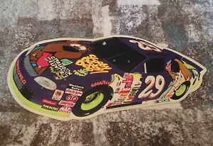 Nascar Scobby-Doo Race Car Hard Plastic Sign 1997 Hanna-Barbera Robert Pressley
