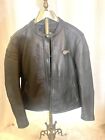 Harley-Davidson Black Leather Jacket RN 103819 CA 03402 Men's Size Large