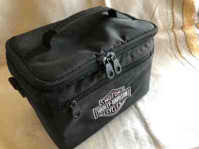 Harley-Davidson® Distressed Retro Block Metal Adult Lunch Box