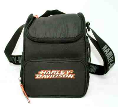 Harley-Davidson® Distressed Retro Block Metal Adult Lunch Box