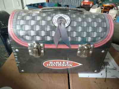 Harley-Davidson® Distressed Retro Block Metal Adult Lunch Box & Thermos Set  - Wisconsin Harley-Davidson
