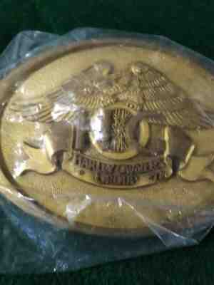 HARLEY DAVIDSON OWNERS GROUP HOG BELT BUCKLE MADE BY JOSTENS