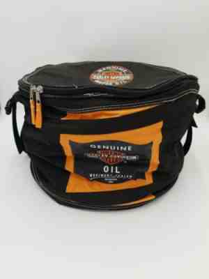 Harley-Davidson® Distressed Retro Block Metal Adult Lunch Box