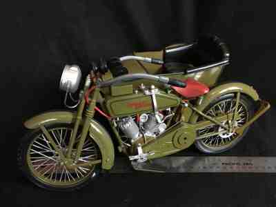 XONEX 1/6 1917 HARLEY-DAVIDSON WITH SIDECAR 1:6 DIE-CAST MOTORCYCLE IN BOXES 