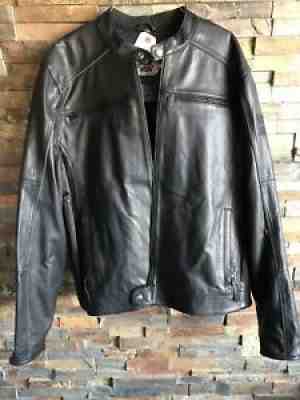 Harley Davidson Men's Jacket - Black Leather- RN 103819 CA 03402 Size ...