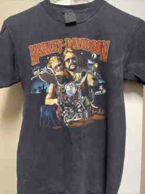 Vintage Harley Dave Gardner Tshirt Bike Week Daytona Beach 1985