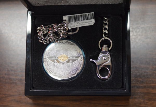 Harley Davidson 100th Anniversary Bulova Pocket Watch 376/2003 Made