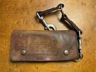 Vintage 1950's Harley Davidson Leather Biker Chain Wallet