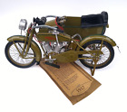 Harley Davidson 1917 V-Twin Model F with Sidecar 14" model Xonex Die Cast 1:6