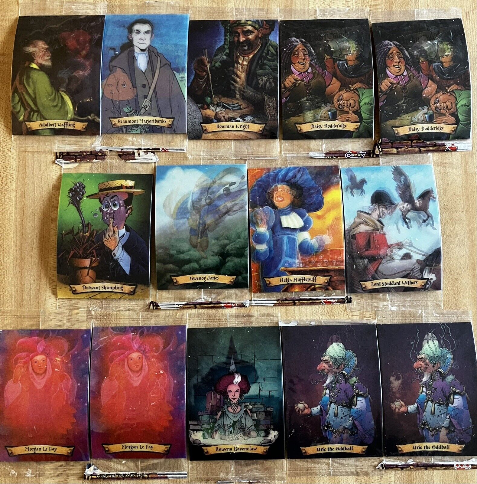 harry-potter-lenticular-3d-2001-chocolate-frog-card-collection-14-cards