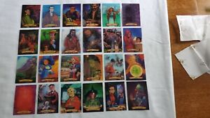 2001 HARRY POTTER Lenticular Chocolate Frog Cards Wizards FULL SET Of 24