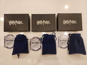 3 Official Harry Potter Noble Collection Lucius Malfoy Pendant Necklaces - 2007