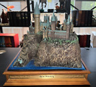 Hogwarts Castle Sculpture - Hand-Painted, 13” Height, Display Base Included