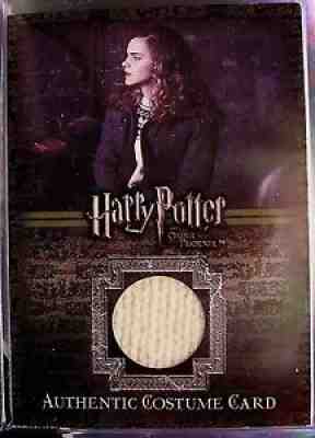 Harry Potter-Emma Watson-Hermione Granger OOTP Screen Used Film Costume Card-C2