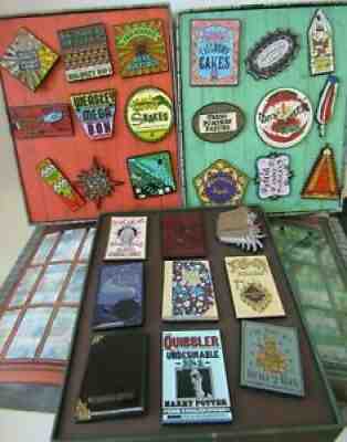 Harry Potter - Rare 3x Pin Sets (Flourish & Blotts, Honeydukes, Weasleys) New