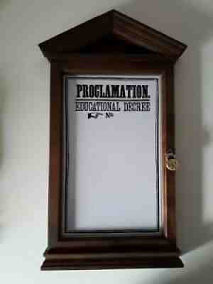 RARE RETIRED Harry Potter Proclamation Board Noblecollection prop replica 2007