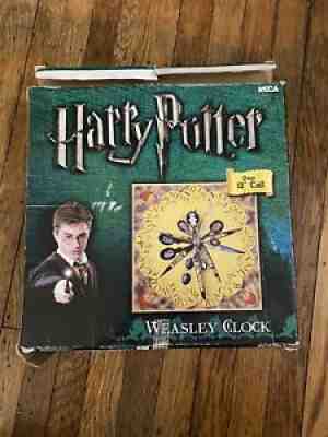 RARE NECA Weasley Location Wall Clock Harry Potter 12