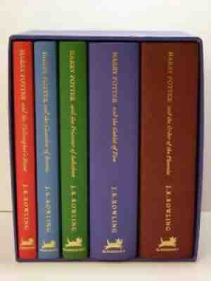 With 1st Edition Harry Potter and the Order of the Phoenix w/ Gilt Ltr Signature