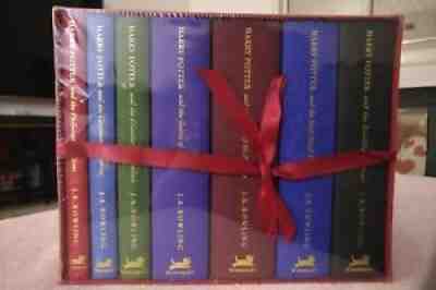 HarryPotter Bloomsbury Deluxe Signature Edition Books Boxed Set Rare Collectible