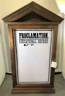 NOBLE COLLECTION Prop replica Proclamation Board dry erase board New in BoxÂ 