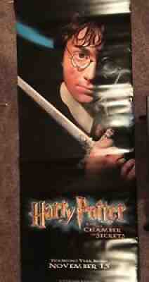 harry potter set of 5 vinyl movie promo banners chamber of secrets