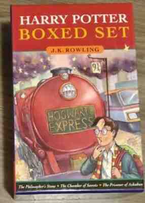 Harry Potter Boxed Set 1-3 First 3 Books Canadian Edition Raincoast Books