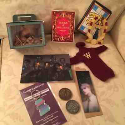 Harry Potter Litjoy Magical Crate Book Pot Alohomora & Patronus Coins Plush Toad