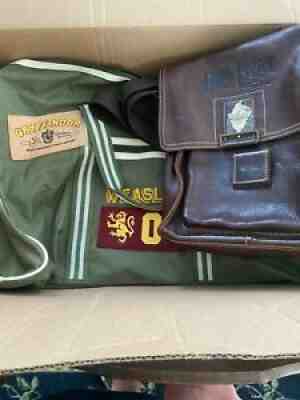 Rare Harry Potter Order of the Phoenix Leather Bag, and Ron Weasley Quidditch Ba