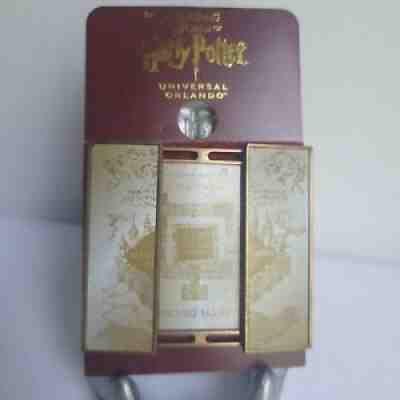 Marauder's Map Slider Pin Universal Studios Wizarding World of Harry Potter