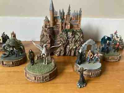 Rare Bradford Exchange Harry Potter Hawthorne Village Figurines Hogwarts Castle