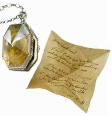 OFFICIAL HARRY POTTER THE LOCKET FROM THE CAVE ORNAMENT WITH DISPLAY CASE