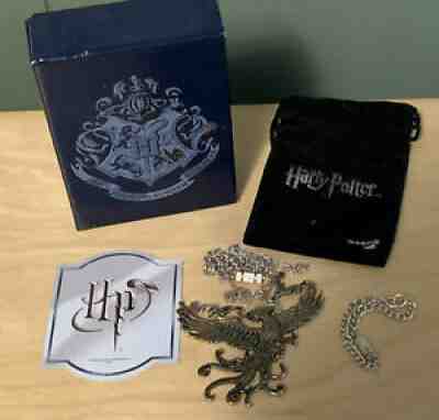 Sterling Silver Noble Collection Harry Potter Phoenix Pendant Necklace Preowned