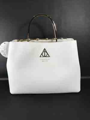 Loungefly Harry Potter White Deathly Hallows Elder Wand Satchel Handbag