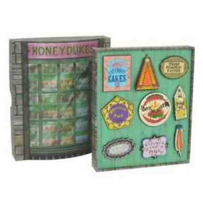 Harry Potter Pin Box Honeydukes + Weasleys Wizard Wheezes NEW