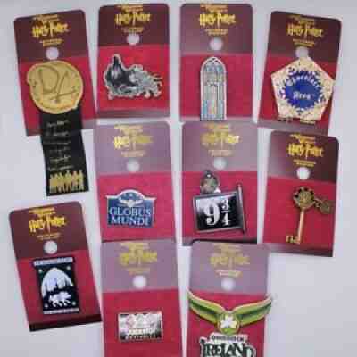 Harry Potter Wizarding World Universal Pin Lot 10 Dementor Mermaid Window Frog