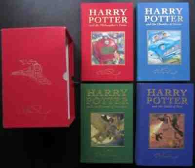 J. K. Rowling, Harry Potter Deluxe Edition Box Set, First Four Books Collector's