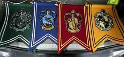 Harry Potter Crest Banners from Universal Studios (All 4 Houses Of Hogwarts)