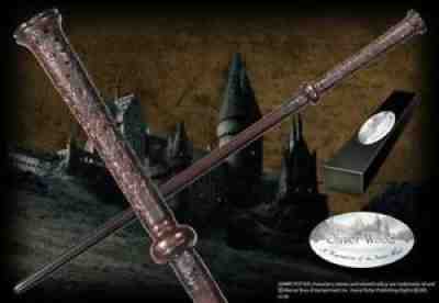 HARRY POTTER OFFICIAL LICENSED WAND OLIVER WOOD + BONUS NAME CLIP STAND NEW