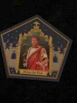 New Harry Potter chocolate frog card Herpo The Foul